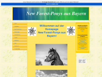 new-forest-ponys-aus-bayern.de.tl Webseite Vorschau