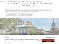 chateau-baux-provence.com Webseite Vorschau