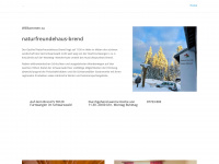 naturfreundehaus-brend.de Webseite Vorschau