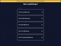 max-carpfishing.it Webseite Vorschau