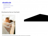obsekte.de Webseite Vorschau