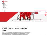 athe-therm.de Webseite Vorschau