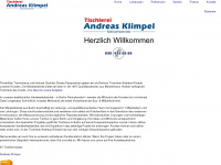 tischlerei-klimpel.de Webseite Vorschau
