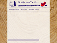 dirk-mertens-tischlerei.de Webseite Vorschau