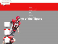 tigers-emden.de Webseite Vorschau
