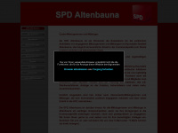 spd-altenbauna.de Webseite Vorschau