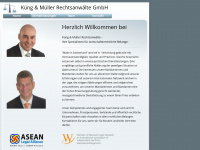 km-law.ch Webseite Vorschau