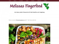 melissas-fingerfood.de Webseite Vorschau