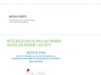 nicole-gertz.com Webseite Vorschau