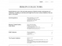 berlincollectors.com Webseite Vorschau