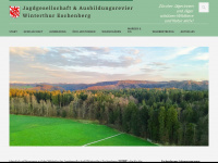 jagdeschenberg.ch Webseite Vorschau