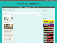 kunst-chemnitz.de Webseite Vorschau