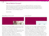 balance-concepts.de Webseite Vorschau