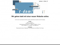 t-dom.it Webseite Vorschau