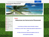 harmonische-pflanzenwelt.de.tl Webseite Vorschau