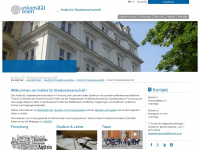 staatswissenschaft.univie.ac.at Webseite Vorschau