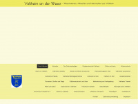 veltheim-weser.de Webseite Vorschau