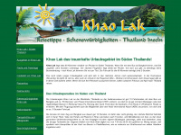 khao-lak.info Webseite Vorschau