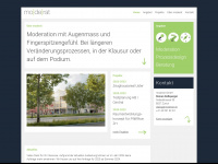 moderat.ch Webseite Vorschau