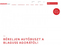 blaguss-agora.hu Webseite Vorschau