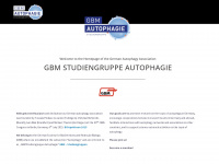 autophagie-gbm.de Webseite Vorschau