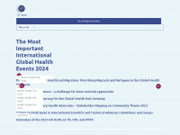 globalhealthhub.de Webseite Vorschau