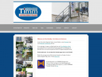 timm-metallbau.de Webseite Vorschau