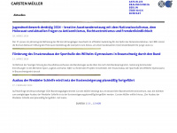 carsten-mueller.com Webseite Vorschau