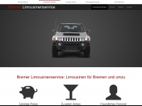 bremer-limousinenservice.com Webseite Vorschau