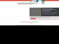 content-marketing-manager.net Webseite Vorschau