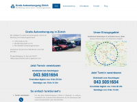 autoentsorgung-zuerich.ch Webseite Vorschau