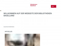 bibliothekenbaselland.ch Webseite Vorschau
