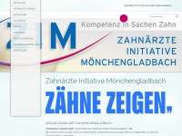 zahnaerzte-mg.de Webseite Vorschau