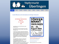 toepfermarkt-ueberlingen.de Webseite Vorschau