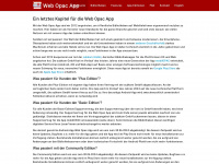 opac.app Webseite Vorschau