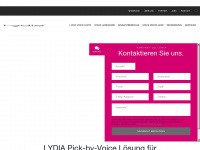 lydia-voice.com Webseite Vorschau