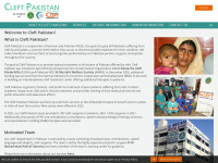 cleftpakistan.org Webseite Vorschau