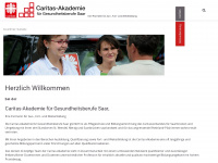 caritas-akademie-saar.de Webseite Vorschau