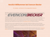 evencon-biecker.de Webseite Vorschau