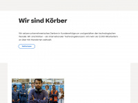 koerber.com Webseite Vorschau