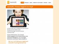 memofit-training.com Webseite Vorschau
