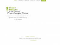 physiotherapie-wismar.de Webseite Vorschau