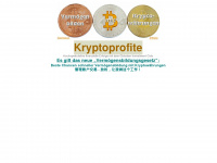 kryptoprofite.com Webseite Vorschau
