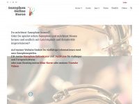saxophonkurs-online.de Webseite Vorschau