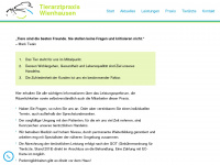 tierarztpraxis-wienhausen.de Webseite Vorschau