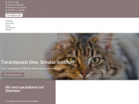 tierarzt-münster-nord.de Webseite Vorschau
