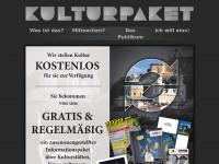 kulturpaket.at Webseite Vorschau