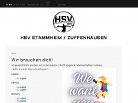hsv-stam-zuff.de Webseite Vorschau