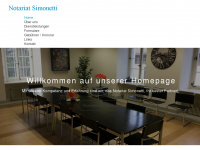 simonetti-notar.ch Webseite Vorschau