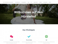 hürsterhof.de Webseite Vorschau